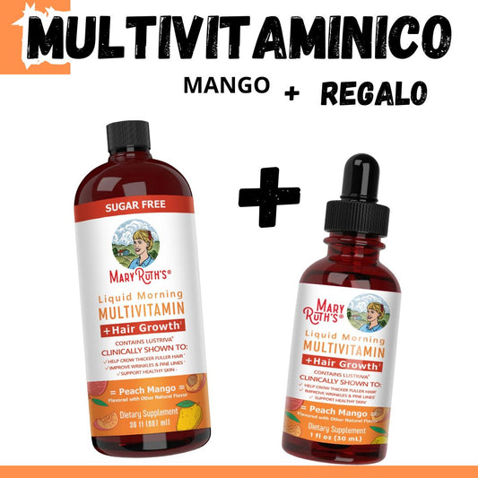 Crecimiento Capilar MaryRuth’s® con Lustriva® y Biotina + regalo que potencializa su formula.