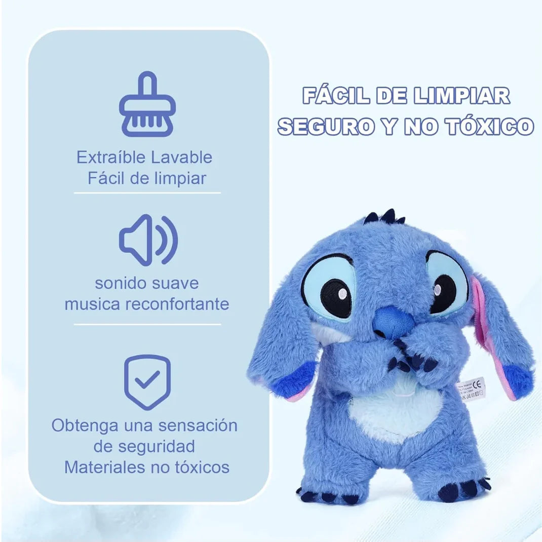 PELUCHE STITCH RESPIRA Y MUEVE SUS OREJA