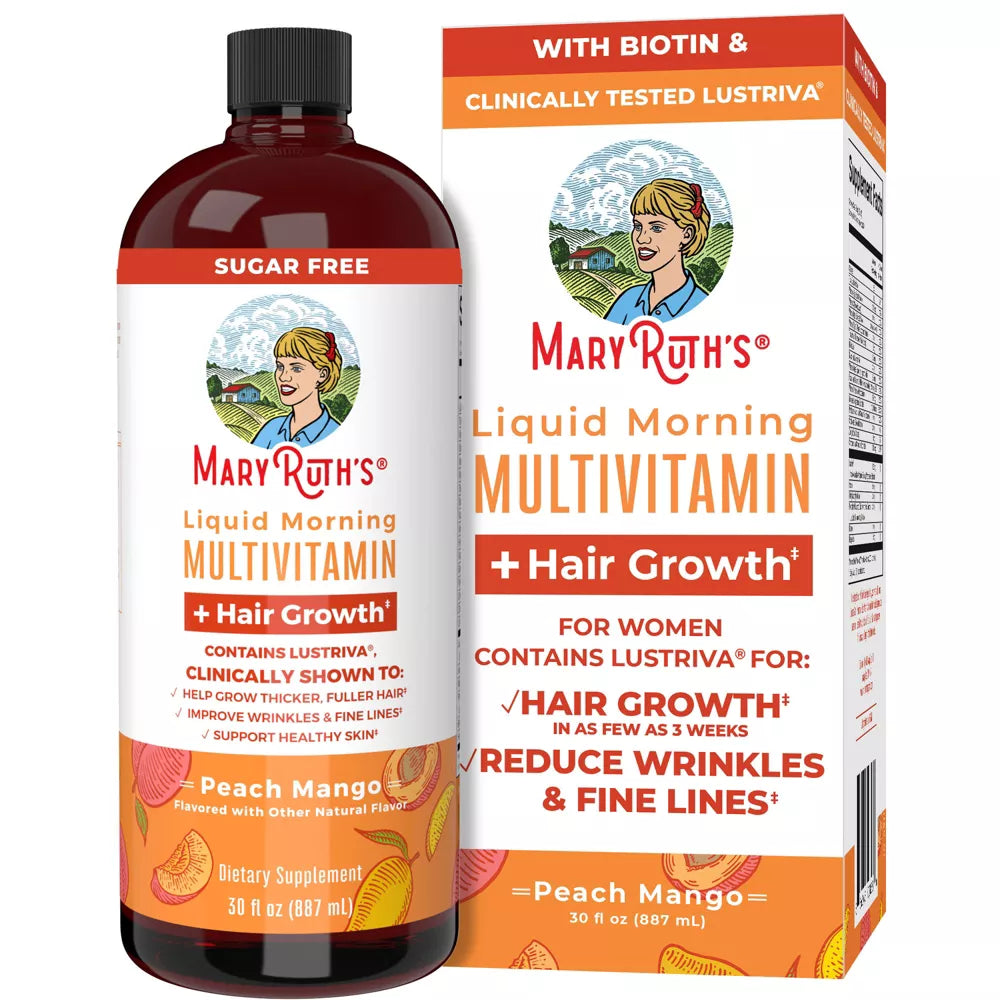 Crecimiento Capilar MaryRuth’s® con Lustriva® y Biotina + regalo que potencializa su formula.
