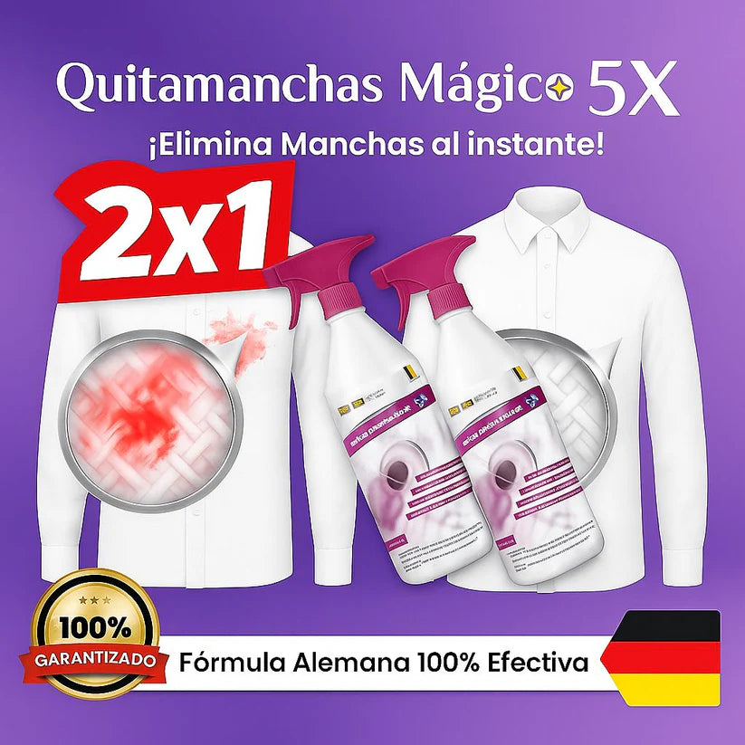 Removedor de manchas "Mágic 5X"