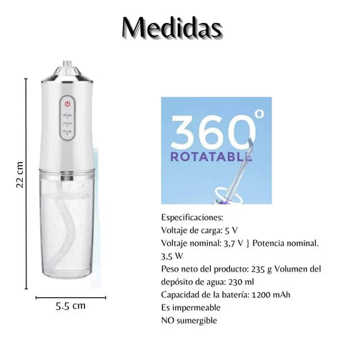 Irrigador de Agua Portátil "PROFIJET MAX"