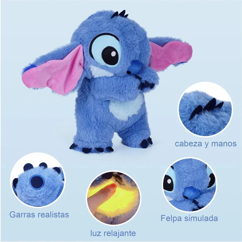 PELUCHE STITCH RESPIRA Y MUEVE SUS OREJA